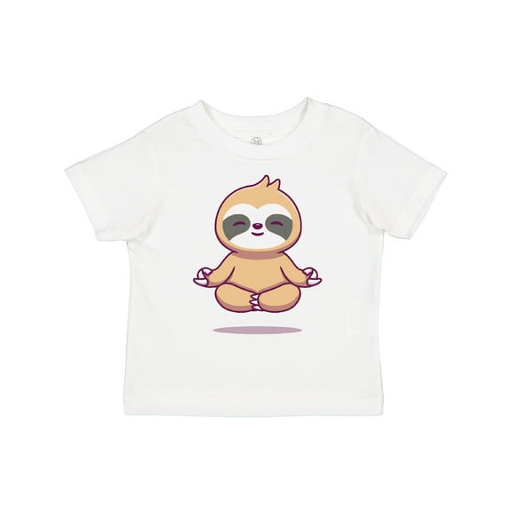 Inktastic Meditating Sloth Boys or Girls Toddler T-Shirt