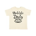 thumbnail image 1 of Inktastic Meditation Yoga Meditate Daily Resolution Boys or Girls Toddler T-Shirt, 1 of 5
