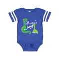 thumbnail image 1 of Inktastic Meema Boy Grandson Dinosaur Boys Baby Bodysuit, 1 of 5