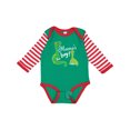 thumbnail image 1 of Inktastic Meema Boy Grandson Dinosaur Boys Long Sleeve Baby Bodysuit, 1 of 5