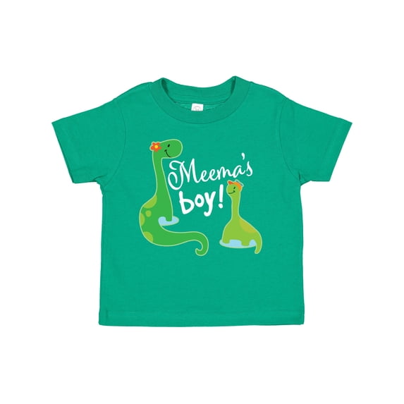 Inktastic Meema Boy Grandson Dinosaur Boys Toddler T-Shirt