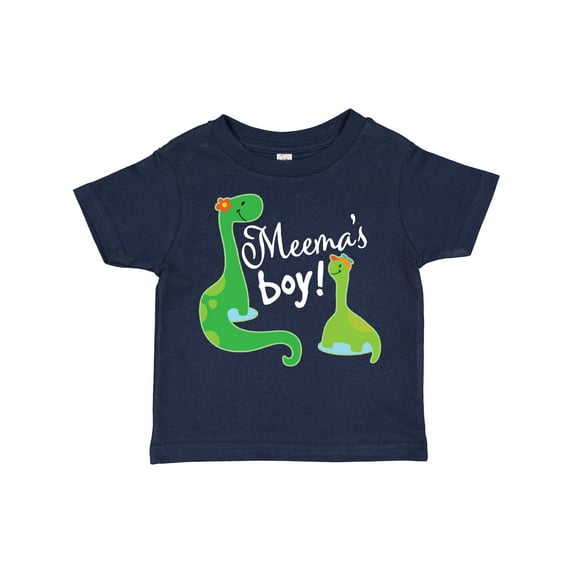 Inktastic Meema Boy Grandson Dinosaur Boys Toddler T-Shirt