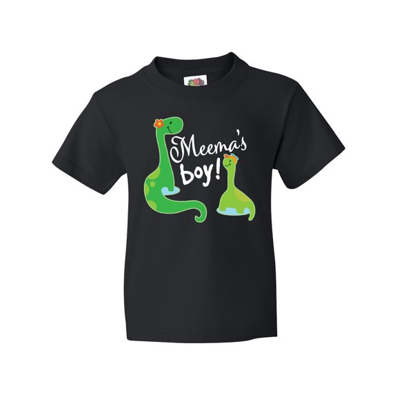 Inktastic Meema Boy Grandson Gift Dinosaur Youth T-Shirt