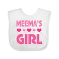 thumbnail image 1 of Inktastic Meema Girl Granddaughter Girls Baby Bib, 1 of 4