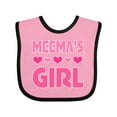 thumbnail image 1 of Inktastic Meema Girl Granddaughter Girls Baby Bib, 1 of 4
