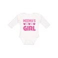 thumbnail image 1 of Inktastic Meema Girl Granddaughter Girls Long Sleeve Baby Bodysuit, 1 of 5