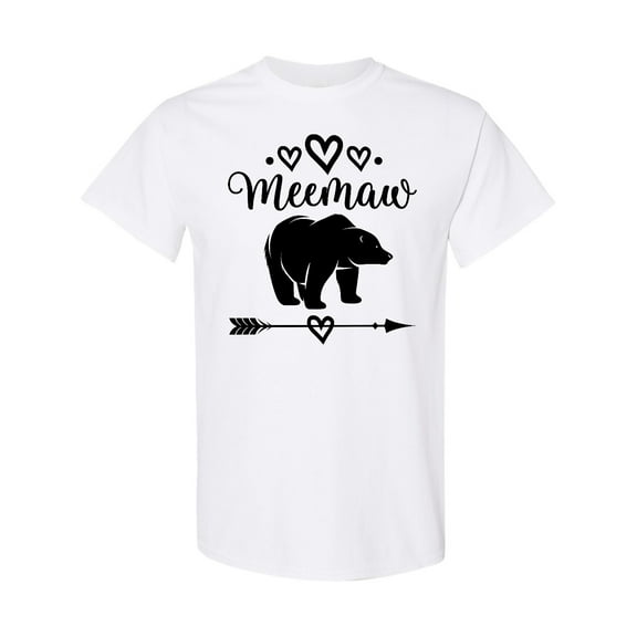 Inktastic Meemaw Bear Grandma T-Shirt