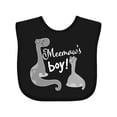 thumbnail image 1 of Inktastic Meemaw Boy Grandson Dinosaur Boys Baby Bib, 1 of 4