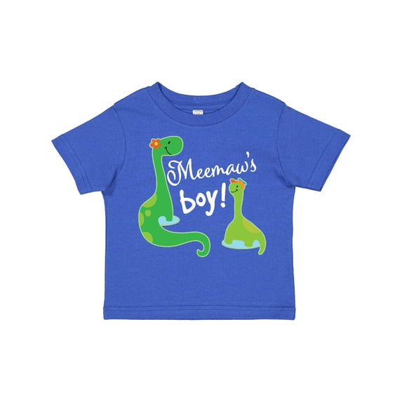 Inktastic Meemaw Boy Grandson Dinosaur Boys Toddler T-Shirt