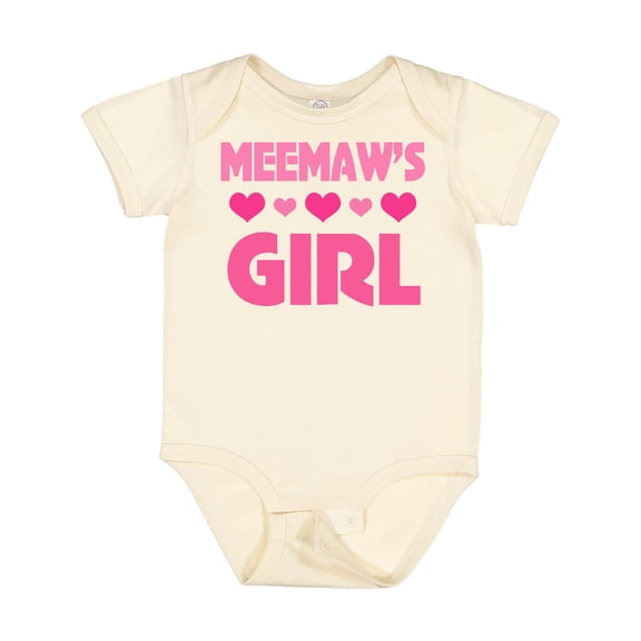Inktastic Meemaw Girl Granddaughter Girls Baby Bodysuit