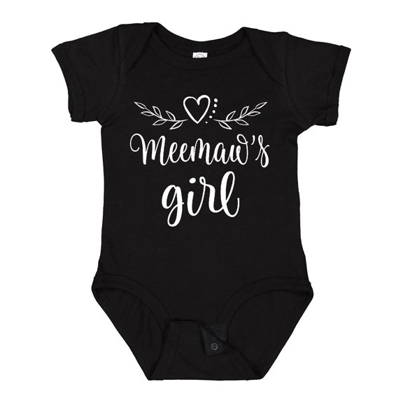 Inktastic Meemaw Girl Granddaughter Girls Baby Bodysuit