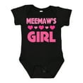 thumbnail image 1 of Inktastic Meemaw Girl Granddaughter Girls Baby Bodysuit, 1 of 5