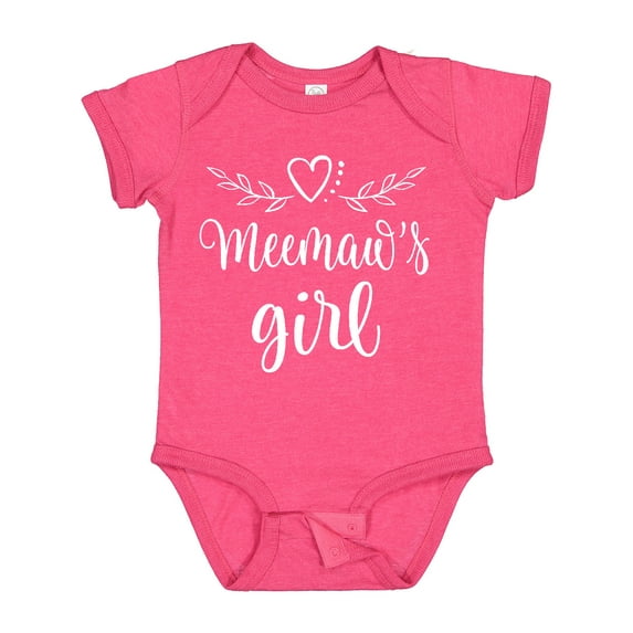 Inktastic Meemaw Girl Granddaughter Girls Baby Bodysuit