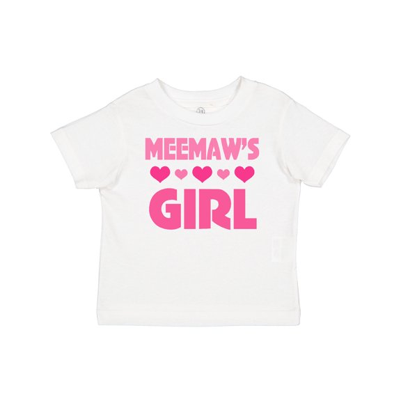 Inktastic Meemaw Girl Granddaughter Girls Baby T-Shirt
