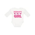 thumbnail image 1 of Inktastic Meemaw Girl Granddaughter Girls Long Sleeve Baby Bodysuit, 1 of 5