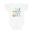 thumbnail image 1 of Inktastic Meemaw and Papa Love Me Boys or Girls Baby Bodysuit, 1 of 5