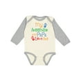 thumbnail image 1 of Inktastic Meemaw and Papa Love Me Boys or Girls Long Sleeve Baby Bodysuit, 1 of 5