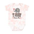 thumbnail image 1 of Inktastic Meemaw and Peepaw Love Me Grandchild Boys or Girls Baby Bodysuit, 1 of 5