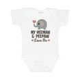 thumbnail image 1 of Inktastic Meemaw and Peepaw Love Me Grandchild Boys or Girls Baby Bodysuit, 1 of 5