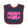 thumbnail image 1 of Inktastic Meemaw's Girl Girls Baby Bib, 1 of 4