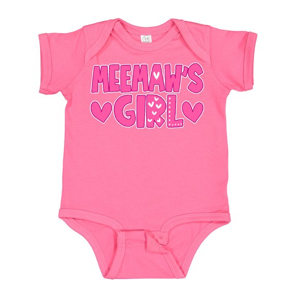 Inktastic Meemaw's Girl Girls Baby Bodysuit