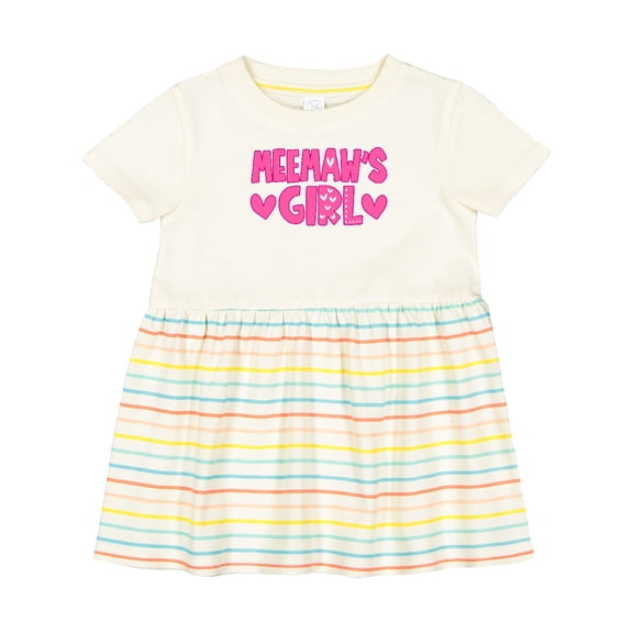 Inktastic Meemaw's Girl Girls Baby Dress