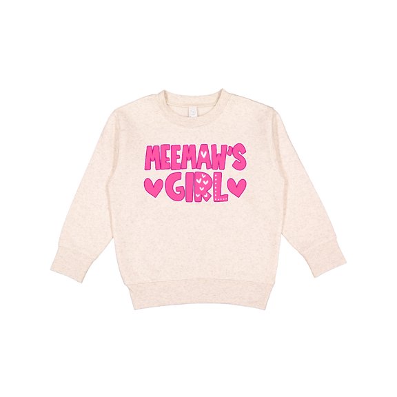Inktastic Meemaw's Girl Toddler Sweatshirt