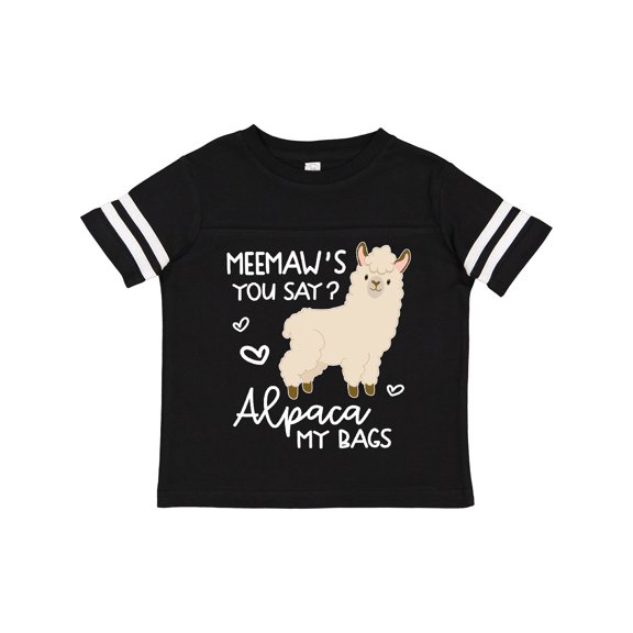 Inktastic Meemaw's You Say Alpaca My Bags Boys or Girls Toddler T-Shirt