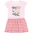 thumbnail image 1 of Inktastic Meemaw's You Say Alpaca My Bags Gift Toddler Girl Dress, 1 of 4