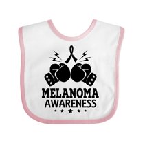 Inktastic Melanoma Awareness Skin Cancer Boys or Girls Baby Bib