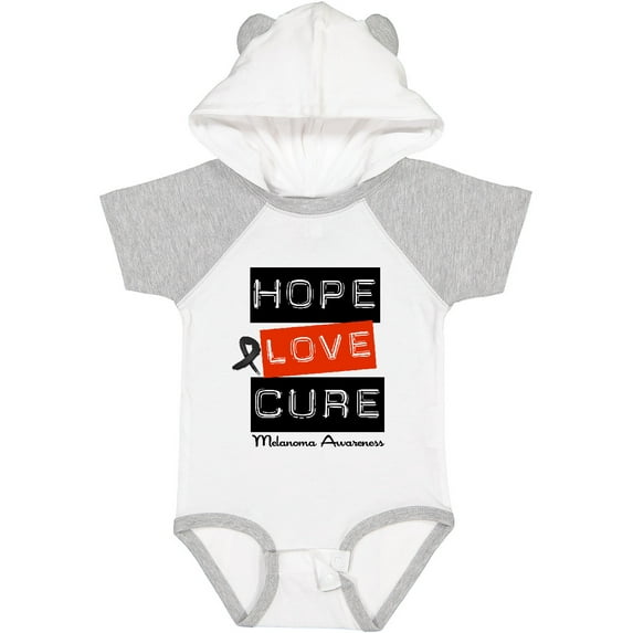 Inktastic Melanoma Hope Love Cure Boys or Girls Baby Bodysuit