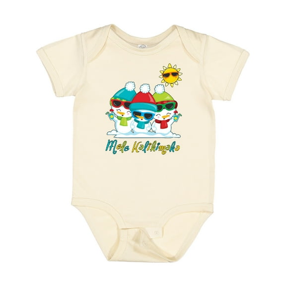Inktastic Mele Kalikimaka Boys or Girls Baby Bodysuit
