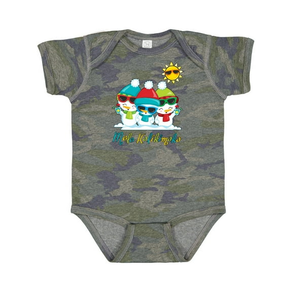 Inktastic Mele Kalikimaka Boys or Girls Baby Bodysuit