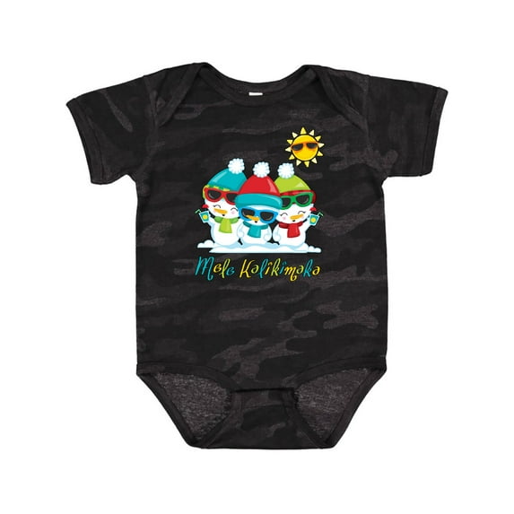 Inktastic Mele Kalikimaka Boys or Girls Baby Bodysuit
