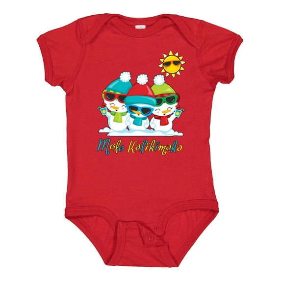 Inktastic Mele Kalikimaka Boys or Girls Baby Bodysuit