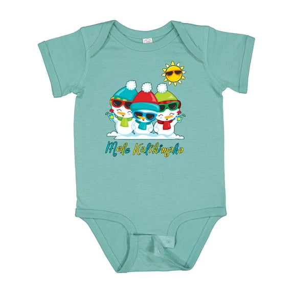 Inktastic Mele Kalikimaka Boys or Girls Baby Bodysuit