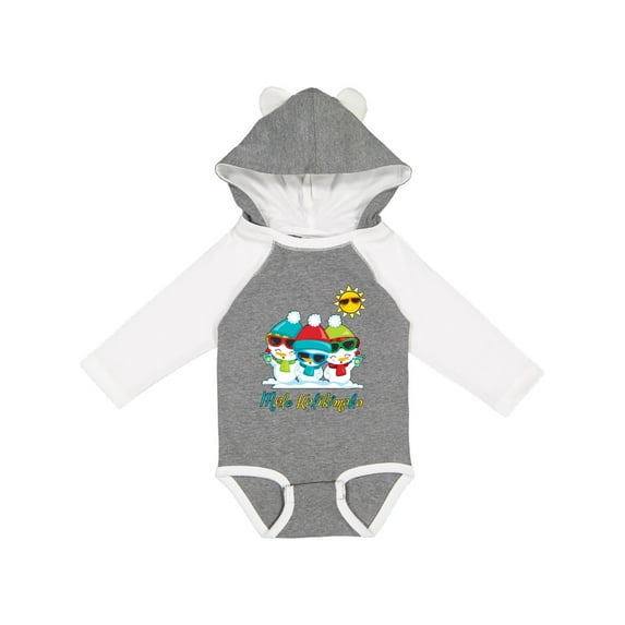 Inktastic Mele Kalikimaka Boys or Girls Long Sleeve Baby Bodysuit