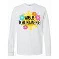 thumbnail image 1 of Inktastic Mele Kalikimaka Long Sleeve T-Shirt, 1 of 5