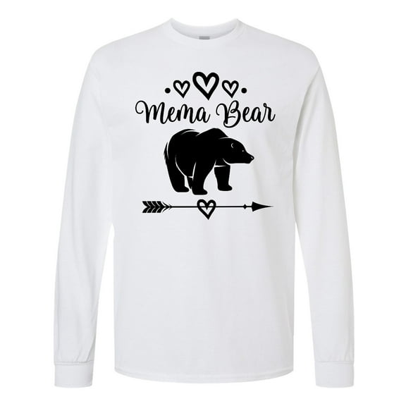 Inktastic Mema Bear Grandma Long Sleeve T-Shirt