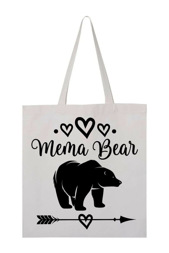 Mema Bear Grandma Tote Bag