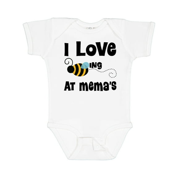 Inktastic Mema Grandchild Honeybee Boys or Girls Baby Bodysuit