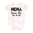 thumbnail image 1 of Inktastic Mema Loves Me Baby Clothes Girls Baby Bodysuit, 1 of 5
