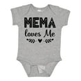 thumbnail image 1 of Inktastic Mema Loves Me Baby Clothes Girls Baby Bodysuit, 1 of 5