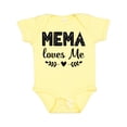 thumbnail image 1 of Inktastic Mema Loves Me Baby Clothes Girls Baby Bodysuit, 1 of 5