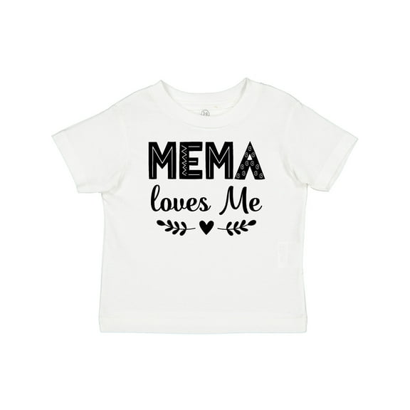 Inktastic Mema Loves Me Baby Clothes Girls Baby T-Shirt