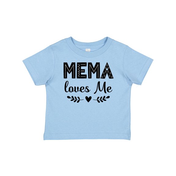 Inktastic Mema Loves Me Baby Clothes Girls Baby T-Shirt