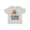 thumbnail image 1 of Inktastic Mema Loves Me Girl Owl Girls Toddler T-Shirt, 1 of 5
