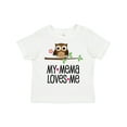 thumbnail image 1 of Inktastic Mema Loves Me Girl Owl Girls Toddler T-Shirt, 1 of 5