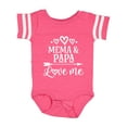 thumbnail image 1 of Inktastic Mema and Papa Love Me Boys or Girls Baby Bodysuit, 1 of 5