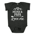thumbnail image 1 of Inktastic Mema and Papa Love Me Boys or Girls Baby Bodysuit, 1 of 5
